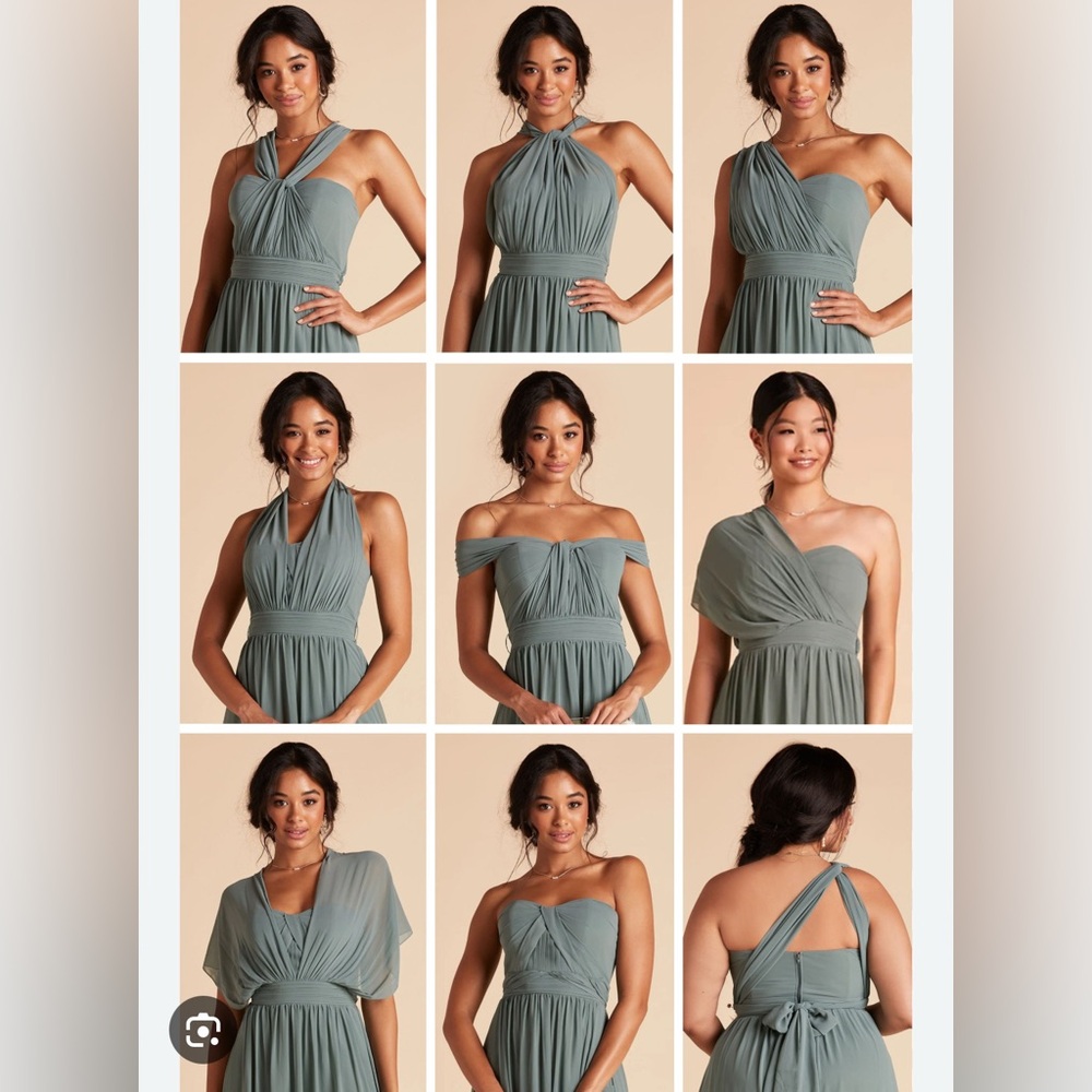 Birdy Grey Mauve multi-way Maxi Dress Bridesmaid - Picture 11 of 11